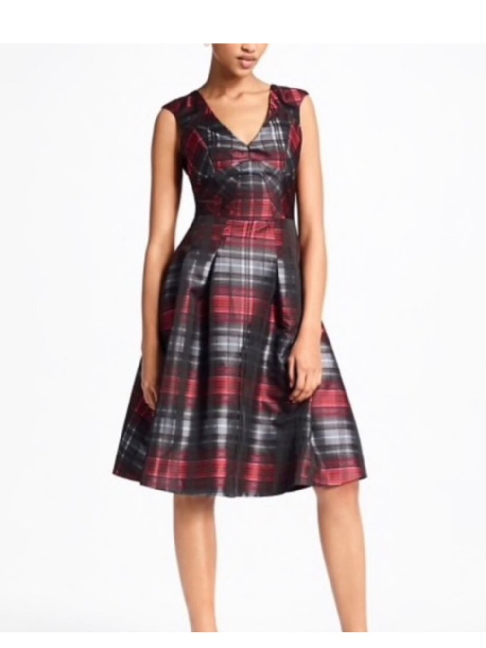 NWT Brooks Brothers Tartan Jacquard Dress SIZE 2